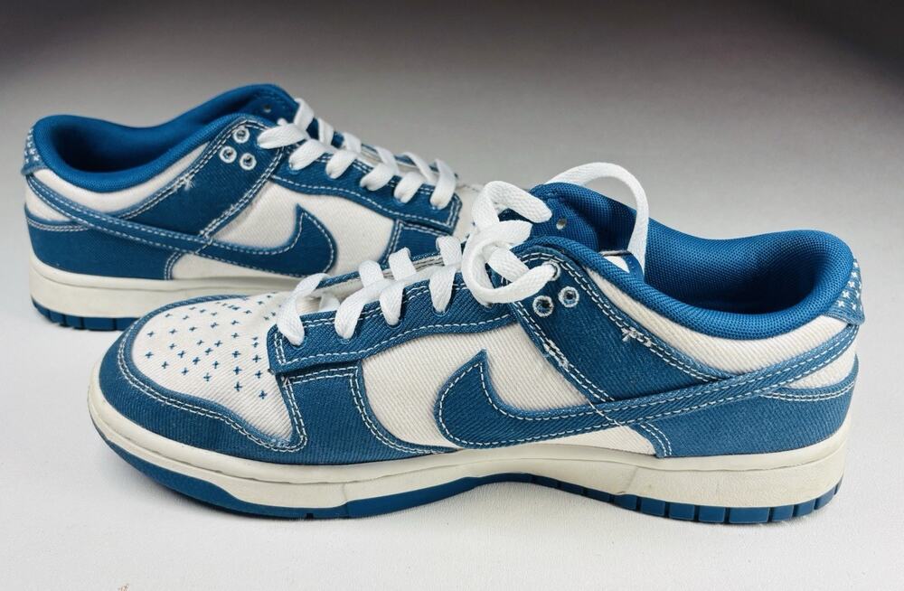 Nike Dunk Low SB Stars Blue White US 9 DV0834-101 Retro Skate Shoes